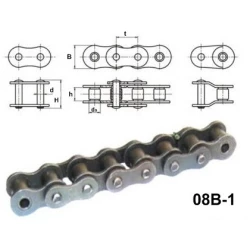 Цепь Prosem FE-605064 аналог 08B-1 L=1219 Цепь Prosem FE-605064 аналог 08B-1 L=1219