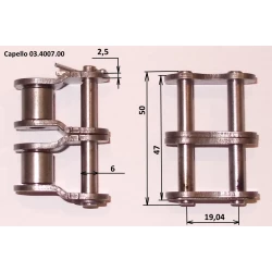 Дзвіно сполучне Capello Quasar, 03.4007.00 аналог 60-2
