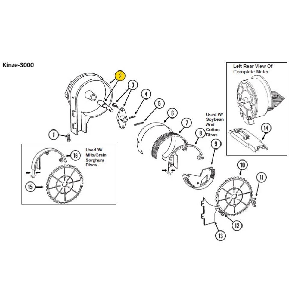 Підшипник Kinze GA5698