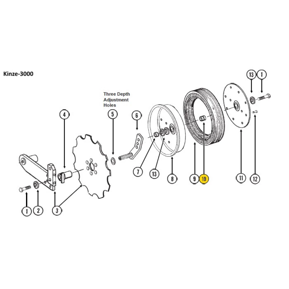 Подшипник Kinze GA6171 аналог 5203 KYY2  F04100150, AN212132, 854003, GA6171, 822-170C