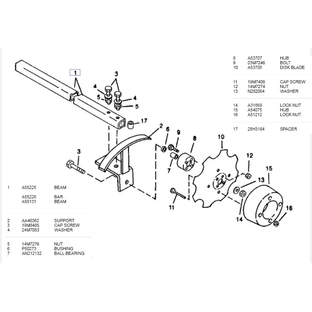 Подшипника AN212132 John Deere аналог 5203 KYY2