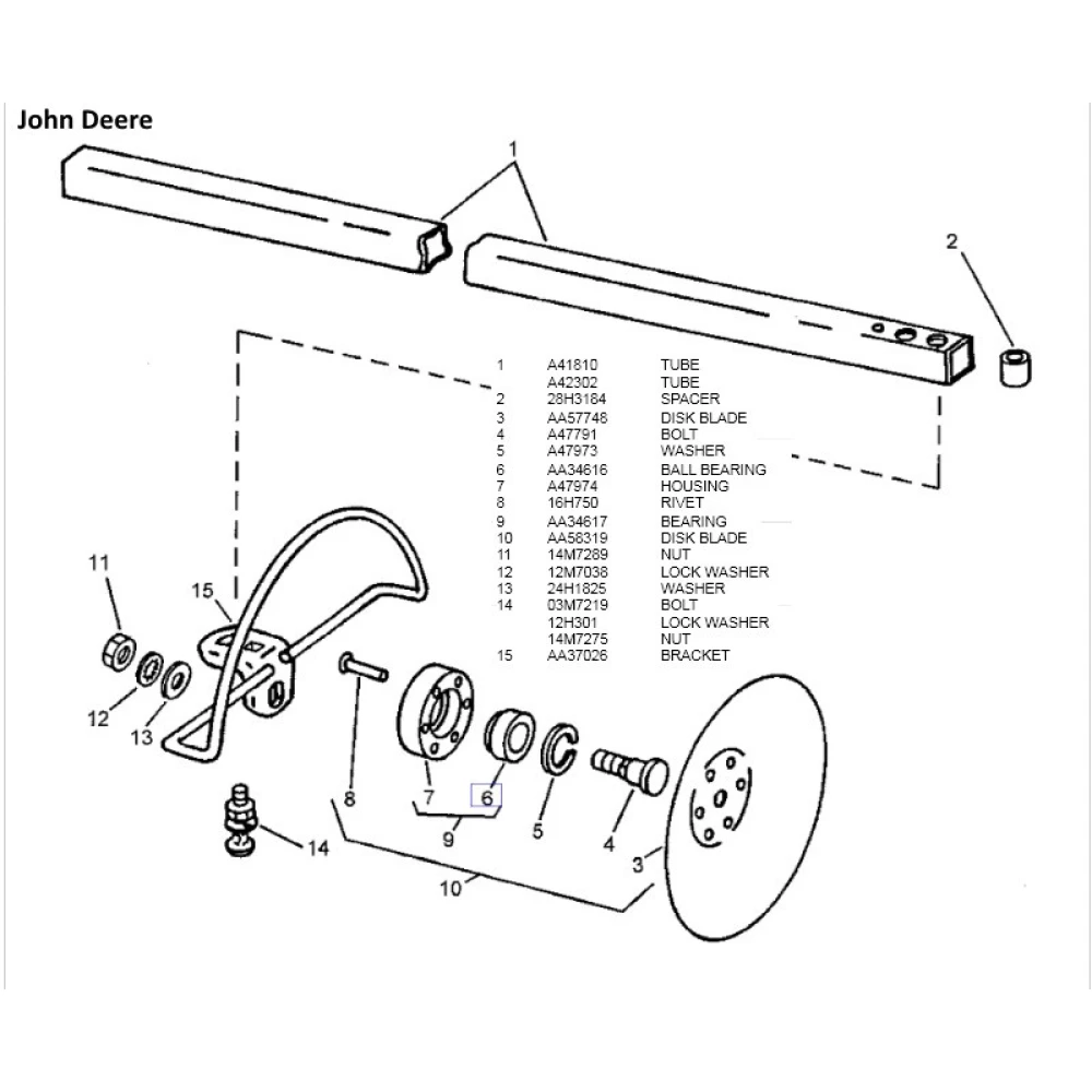 Подшипника AA34616 John Deere