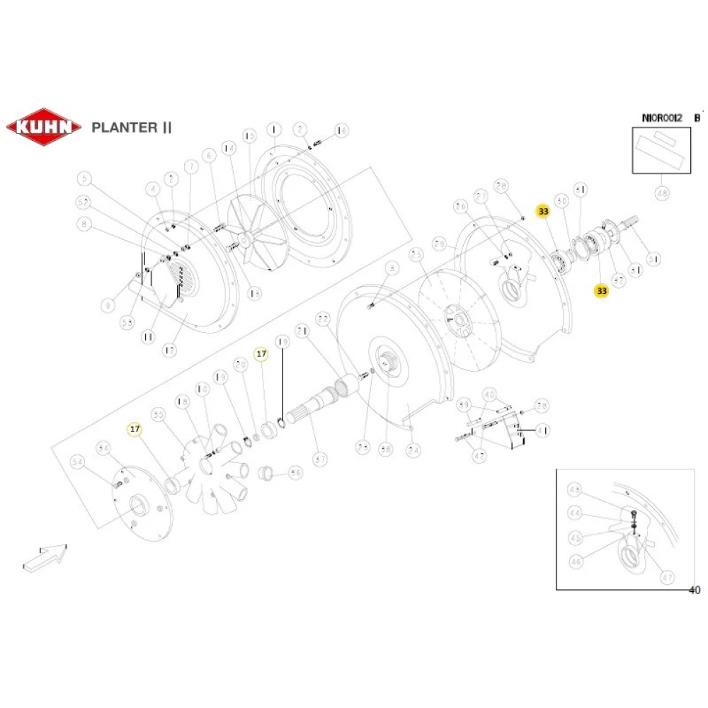 Підшипник до сіевниці Kuhn 81003074 