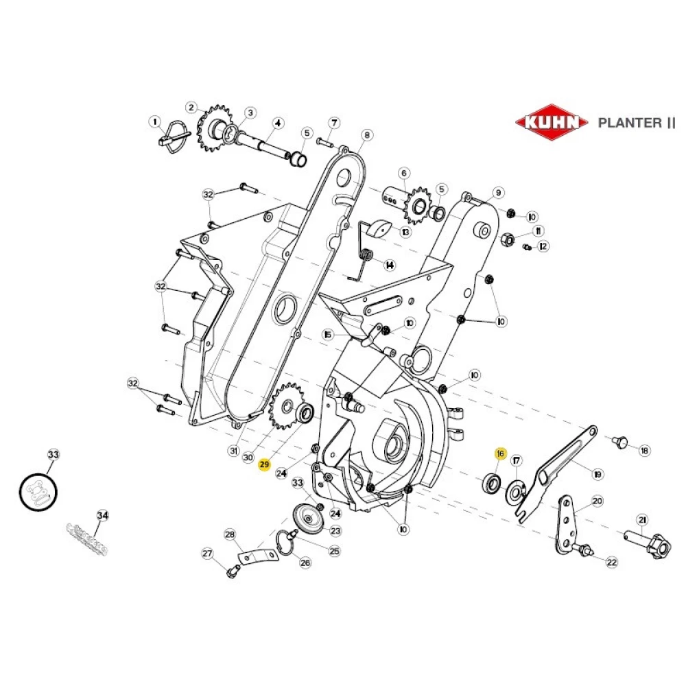 Підшипник до сіевниці Kuhn 81003060 
