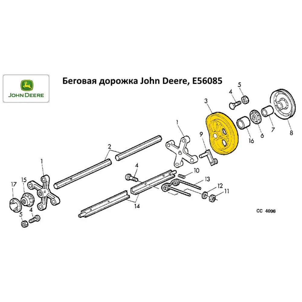 Бігова доріжка John Deere, E56085