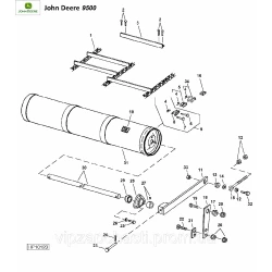Транспортер похилої камери John Deere 9500, AH138187 Транспортер похилої камери John Deere 9500, AH138187