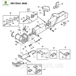 Ланцюг елеватора зернового на John Deere 9640, 9660,9680 WTS, T550-670, AZ101808 Ланцюг елеватора зернового на John Deere 9640, 9660,9680 WTS, T550-670, AZ101808