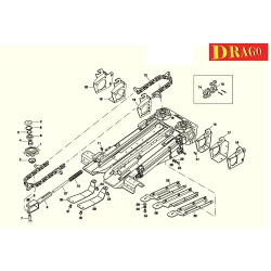 Роликові ланцюги Ricambi Drago Fissi OLIMAC