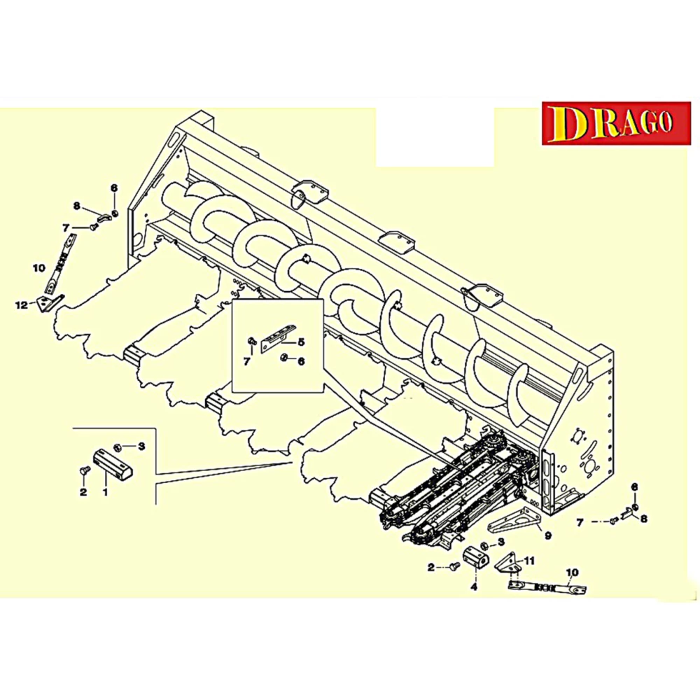 Соединяющий агрегат Ricambi Drago Fissi OLIMAC