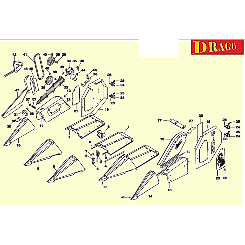 Корпус Ricambi Drago Fissi OLIMAC