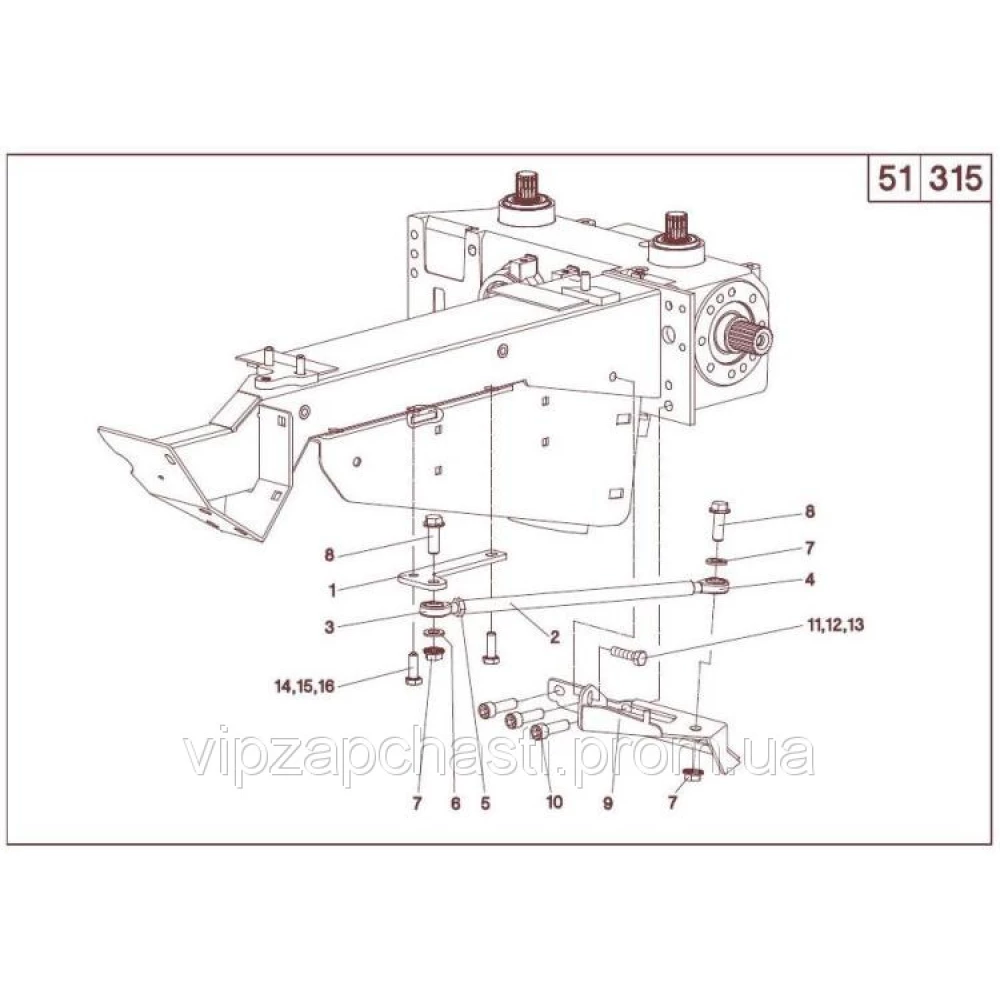 Тяга Geringhoff Mais Star Horizont, 502882