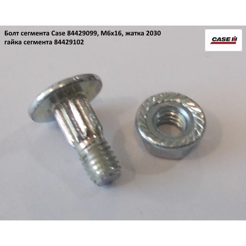 Болт сегмента Case 2030, М6х16