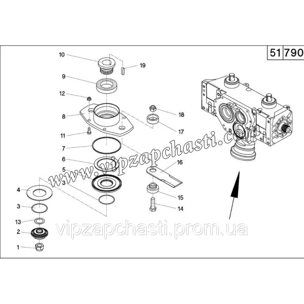 Втулка ножа Geringhoff Horizont Star 502847