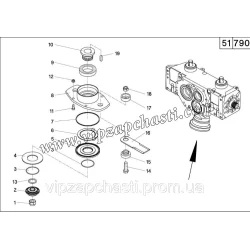 Втулка ножа Geringhoff Horizont Star 502847 Втулка ножа Geringhoff Horizont Star 502847