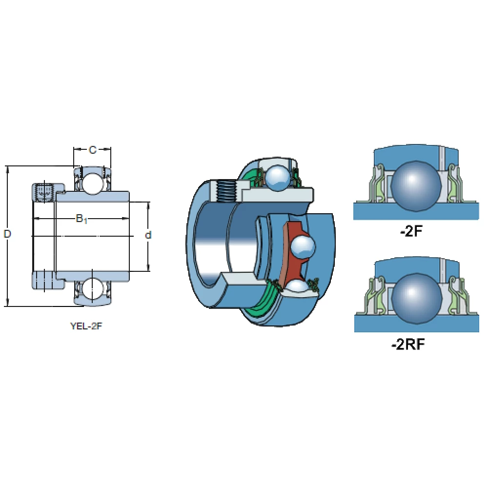 212718.0 підшипник Claas GE40KRRB PEER