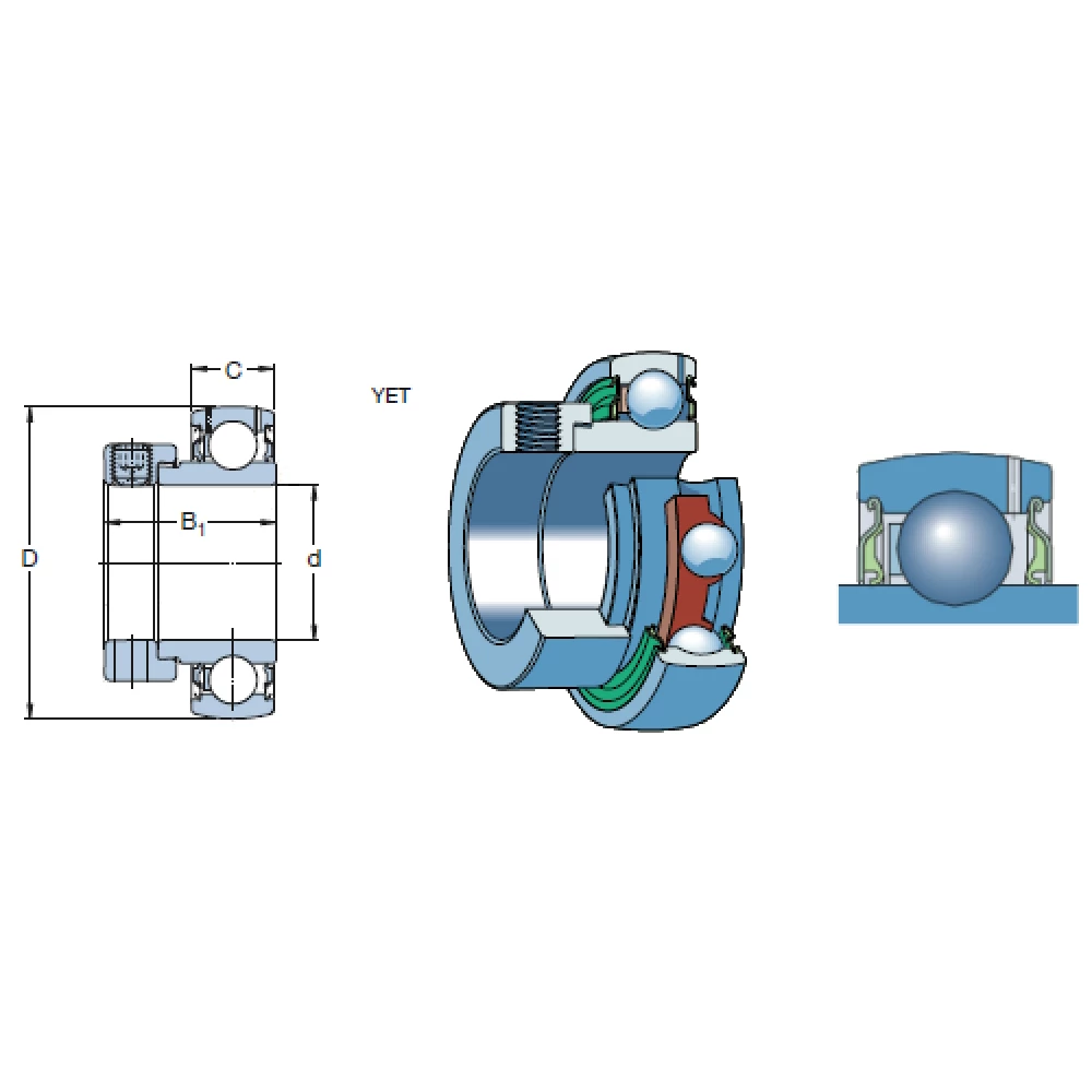 240021.0 подшипник Claas GNE50KRRB TIMKEN