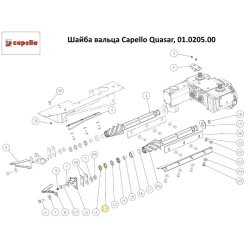Шайба вальта Capello Quasar, 01.0205.00