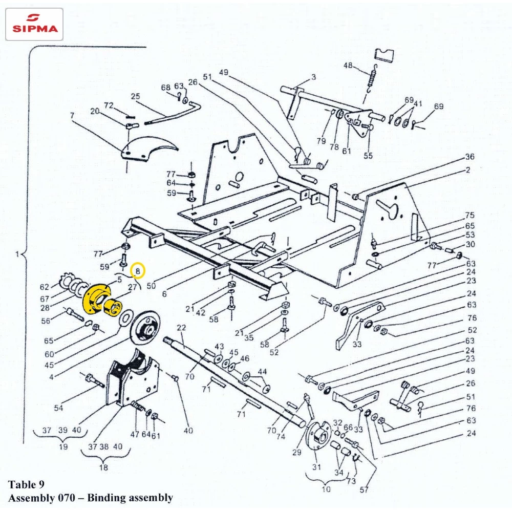 Корпус підшипника Sipma 2023-070-711.00 