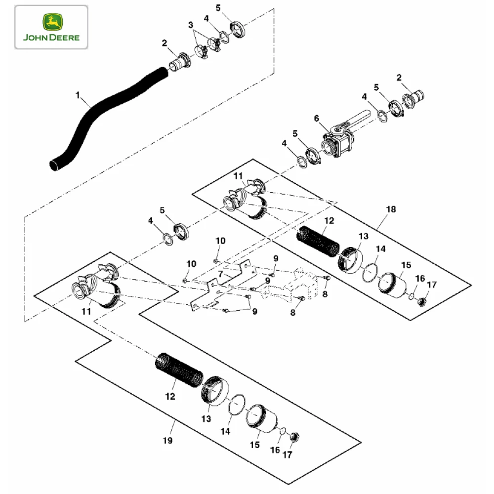 Фільтр на обприскувач John Deere AN209118