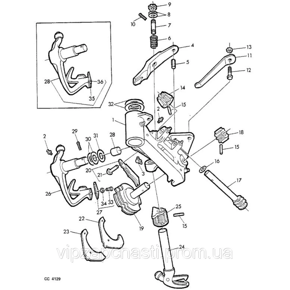 Вязальный аппарат на пресс-подборщик John Deere 332