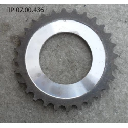Звездочка Z=28 ПРФ-145 ПР 07.00.436 Звездочка Z=28 ПРФ-145 ПР 07.00.436