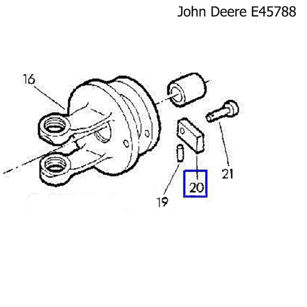 Трещотка John Deere E45788