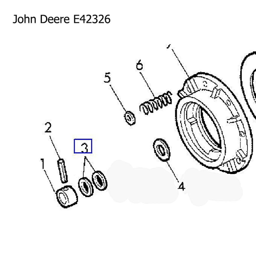 Шайба John Deere E42326