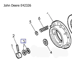 Шайба John Deere E42326