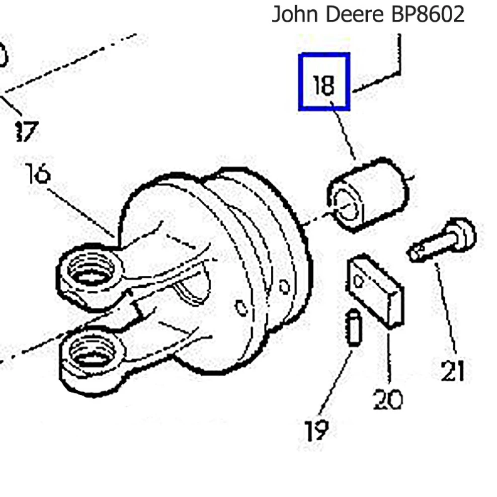 Втулка John Deere BP8602