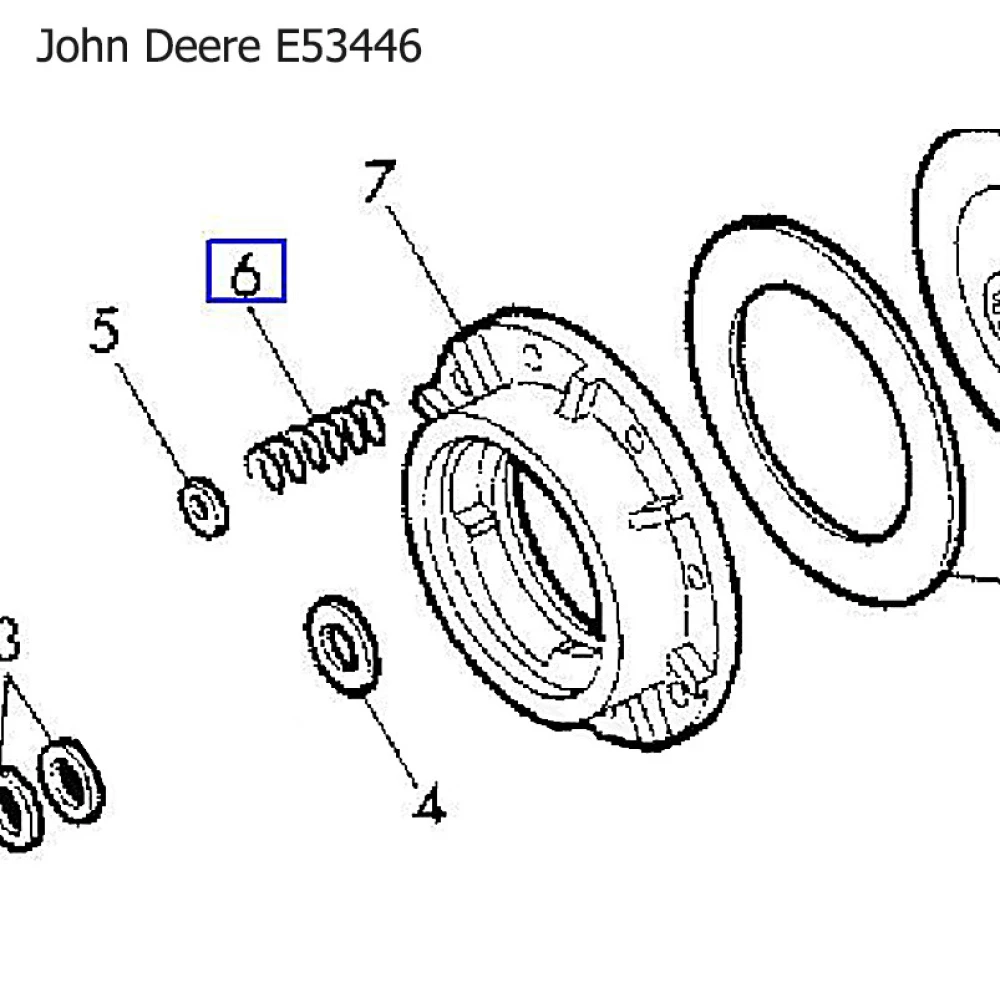 Пружина John Deere E53446