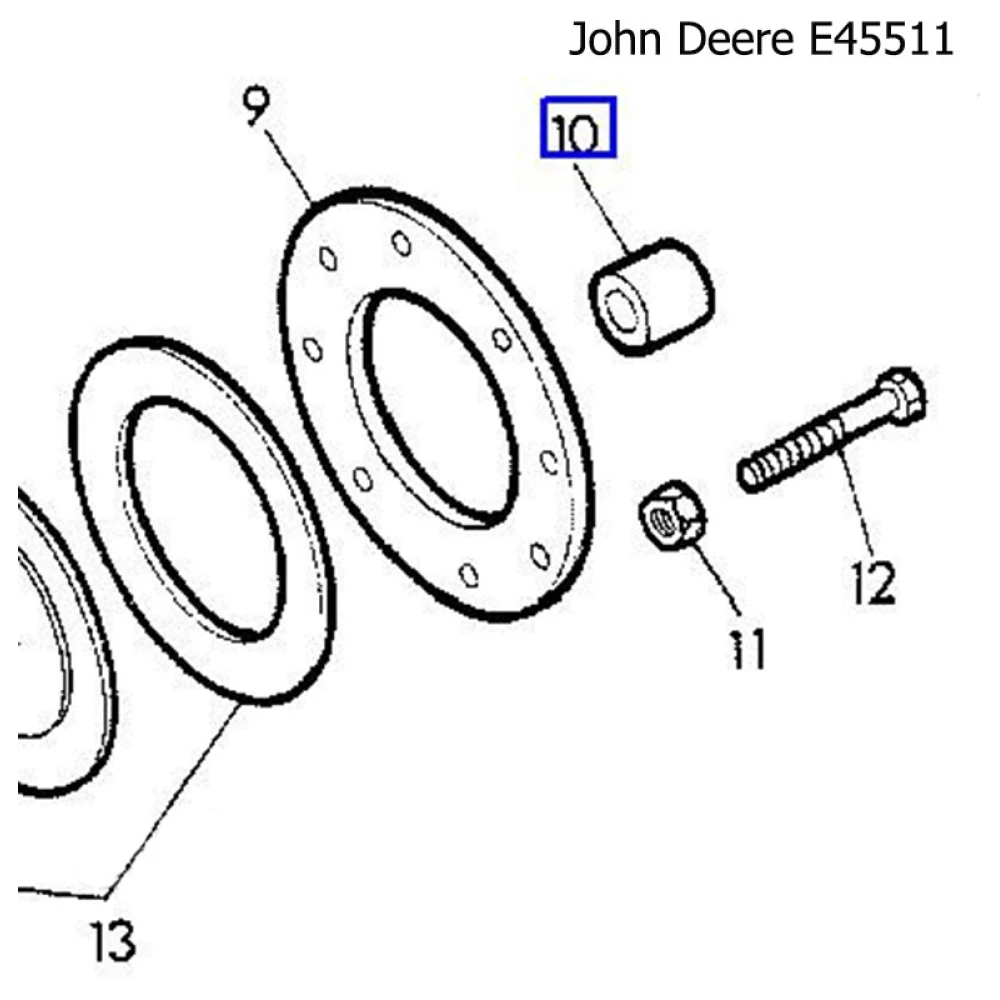 Втулка John Deere  E45511