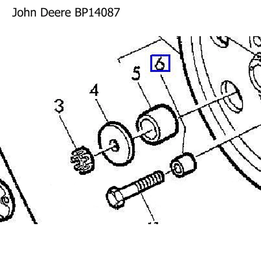 Втулка John Deere BP14087