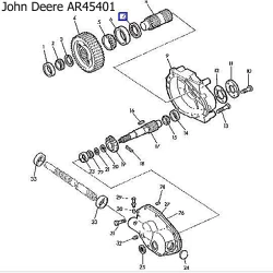 Ущільнення валу редуктора John Deere AR45401 Ущільнення валу редуктора John Deere AR45401