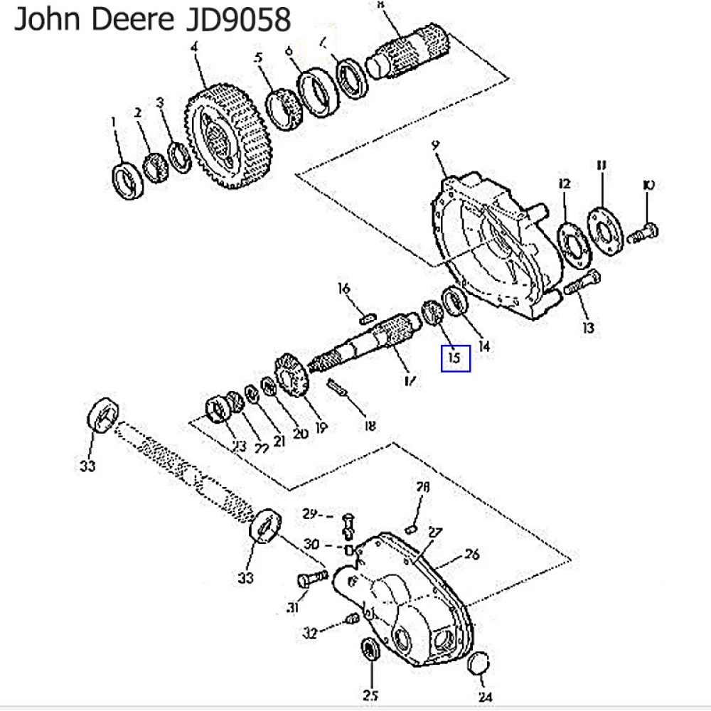 Підшипник John Deere JD9058