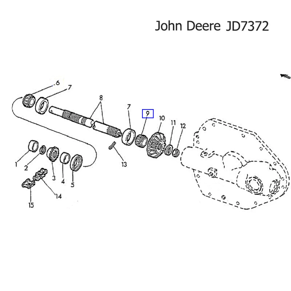 Підшипник John Deere JD7372