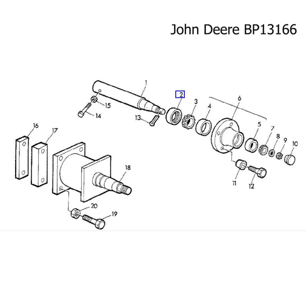 Сальник John Deere BP13166