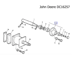 Ступиця колеса John Deere DC16257 Ступиця колеса John Deere DC16257