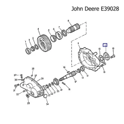 Кришка редуктора John Deere E39028 Кришка редуктора John Deere E39028