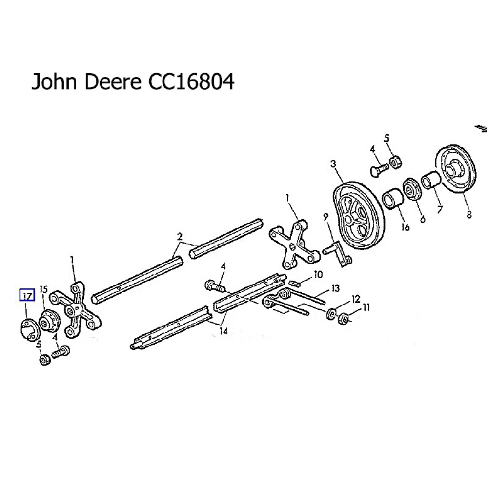 Кришка підшипника John Deere CC16804