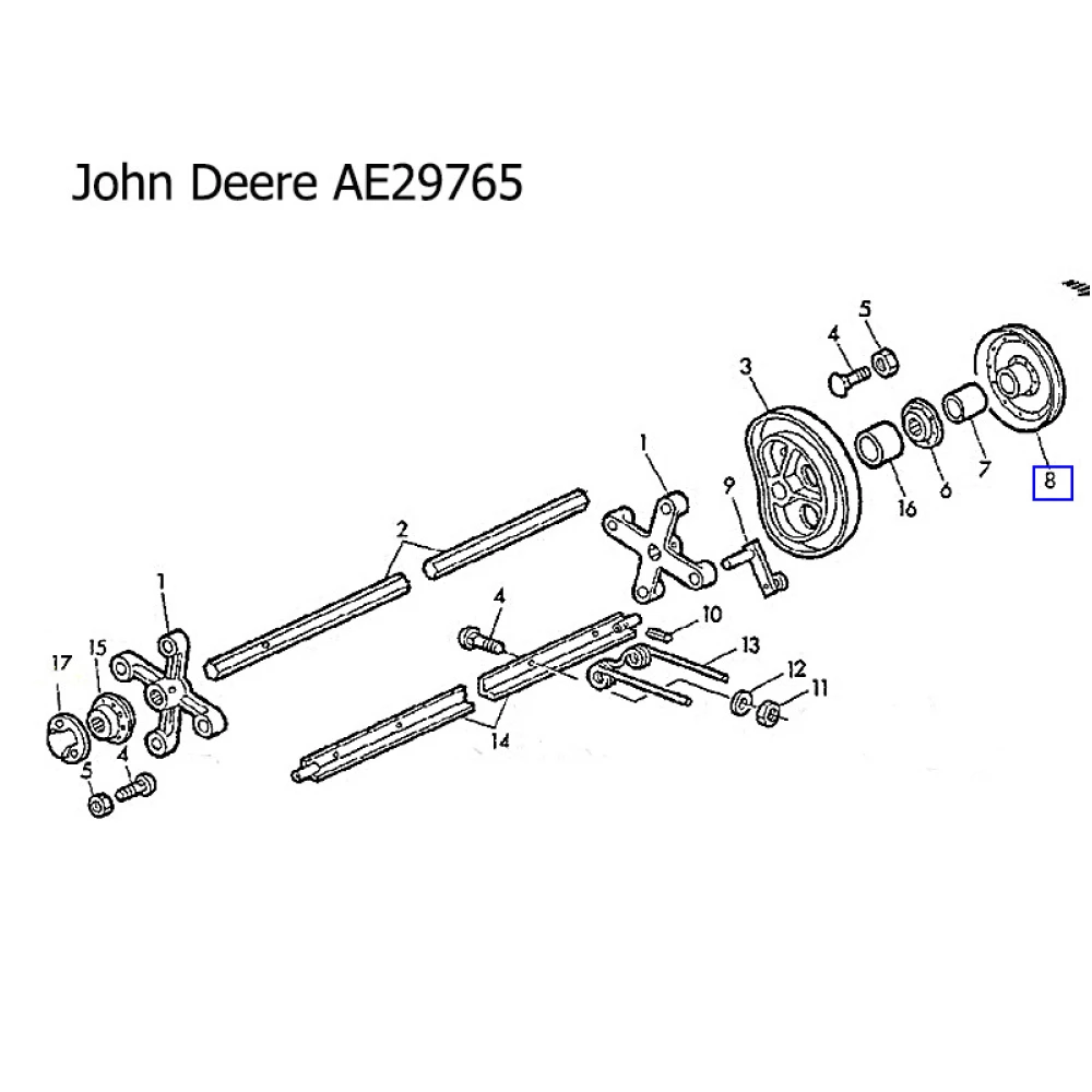 Шкив привода John Deere AE29765