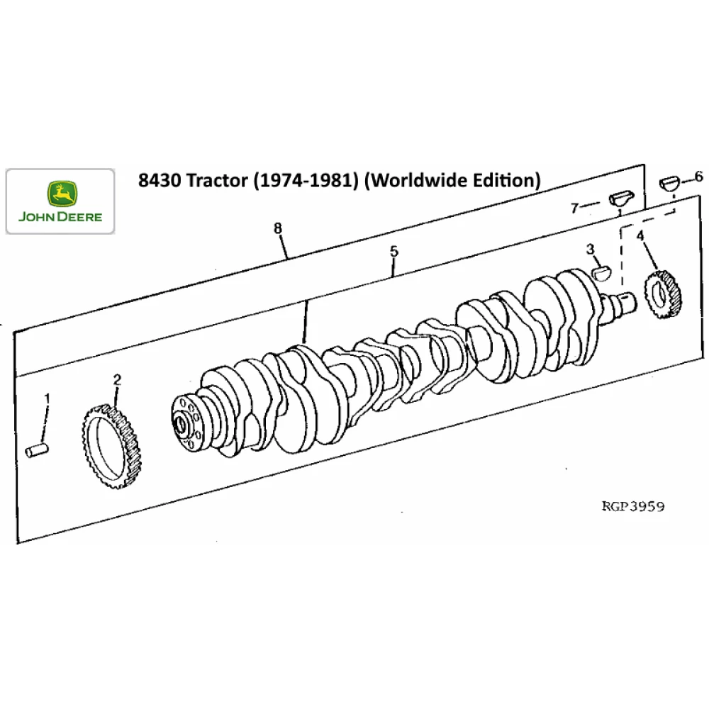 Шпонка R116311, JD
