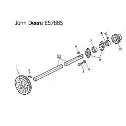 Вал шнека John Deere Е57885