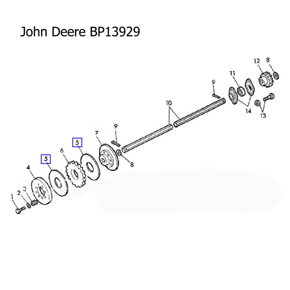 Подкладка John Deere BP13929