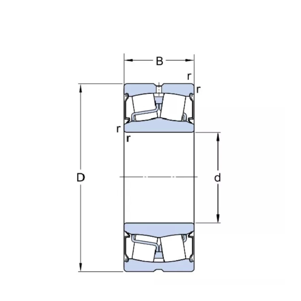 Подшипник 782547 Claas аналог BS2-2207-2RS/VT143 SKF