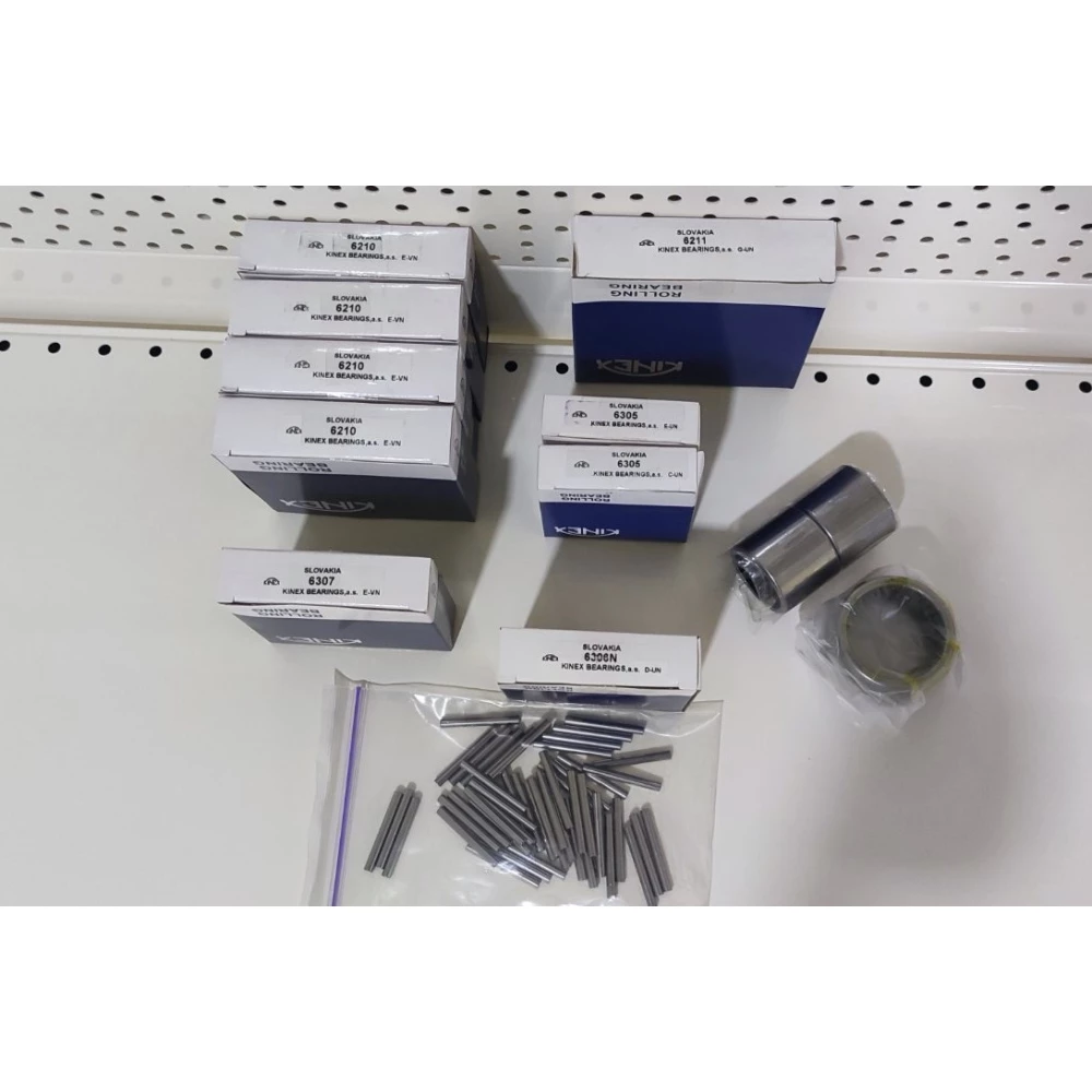 Набор подшипников промежутки МТЗ 80, 82 (с роликами) KINEC (Словакия)