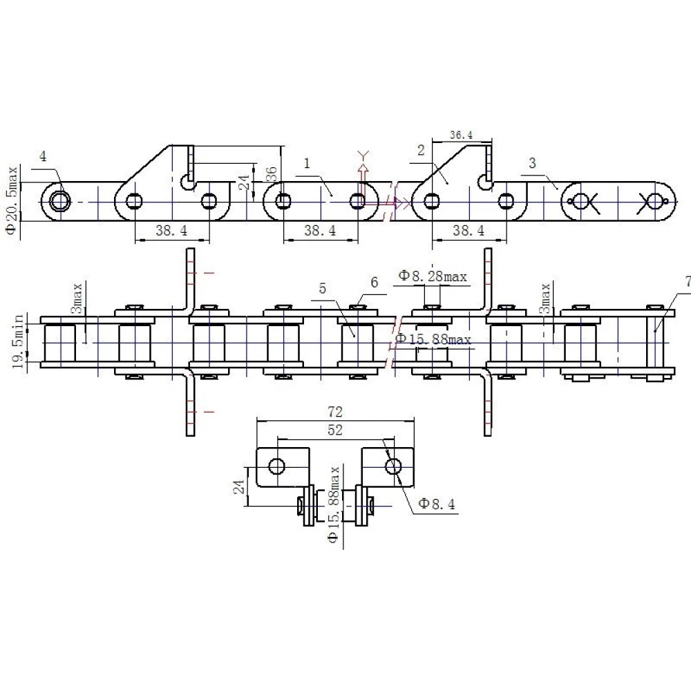 Елеватор Claas Mega 218, 618600.0
