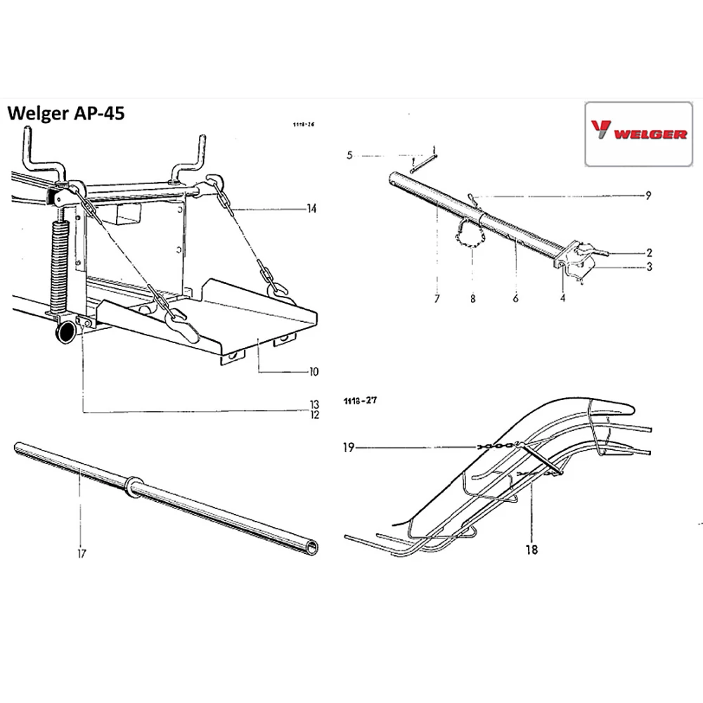 Запчасти Welger AP-45