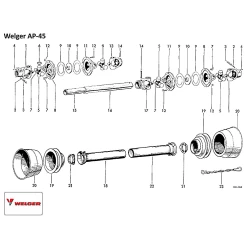 Хрестовина карданного вала Welger AP-45, 22.00.00 Хрестовина карданного вала Welger AP-45, 22.00.00