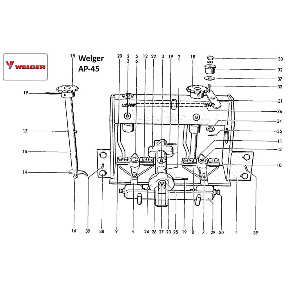 Звездочка Z-19 Welger 0308.26