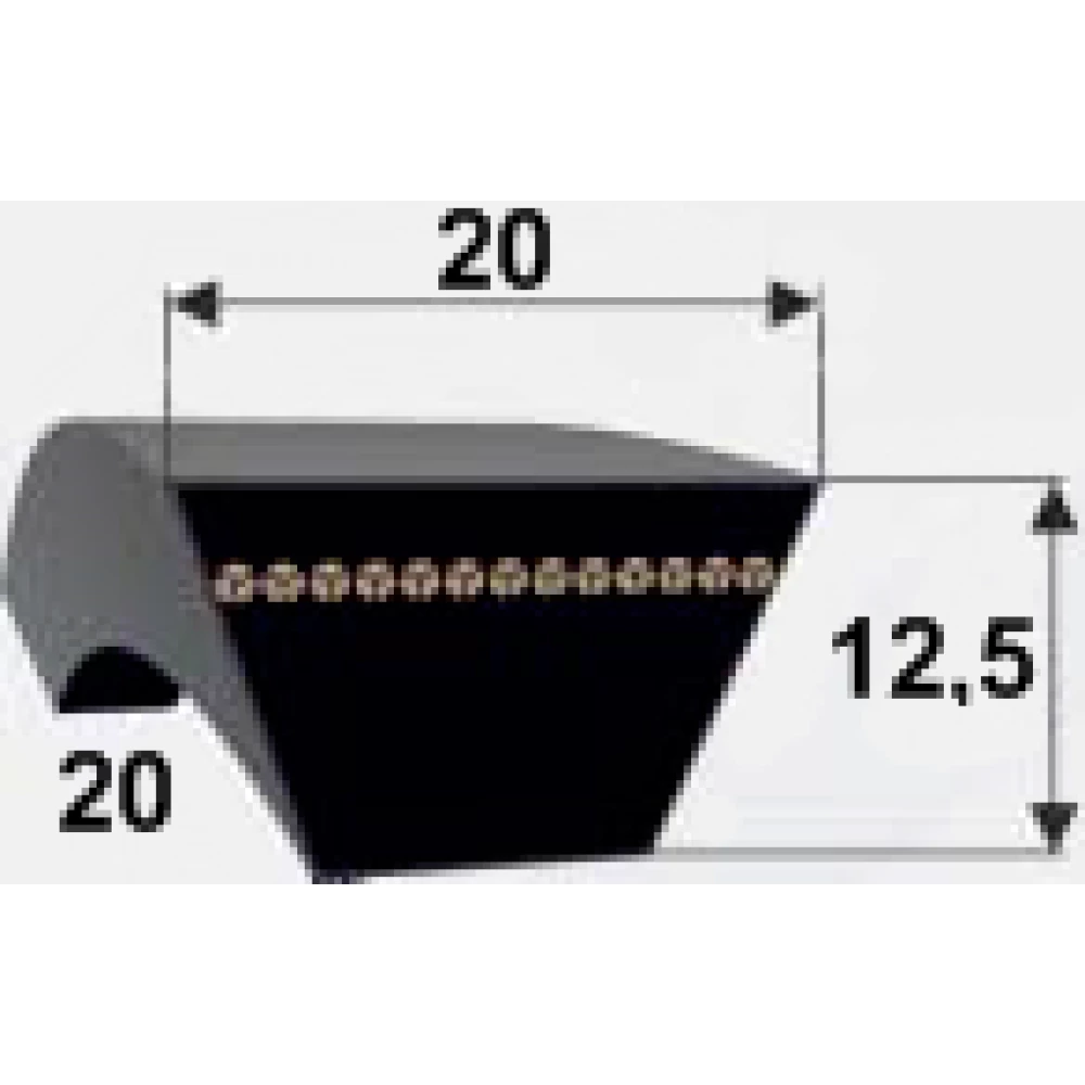 Ремінь профіль 20